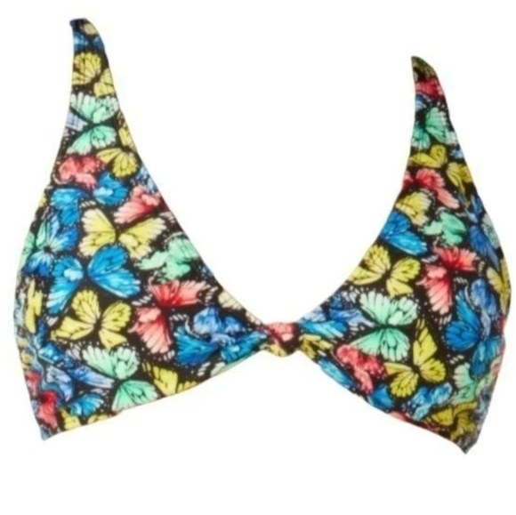 No Boundaries Other - No Boundaries Juniors Butterfly Knot Bikini‎ Top Small 3-5 New With Tags